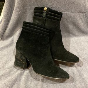 Rebecca Minkoff Black Suede leather  Booties Size 9M